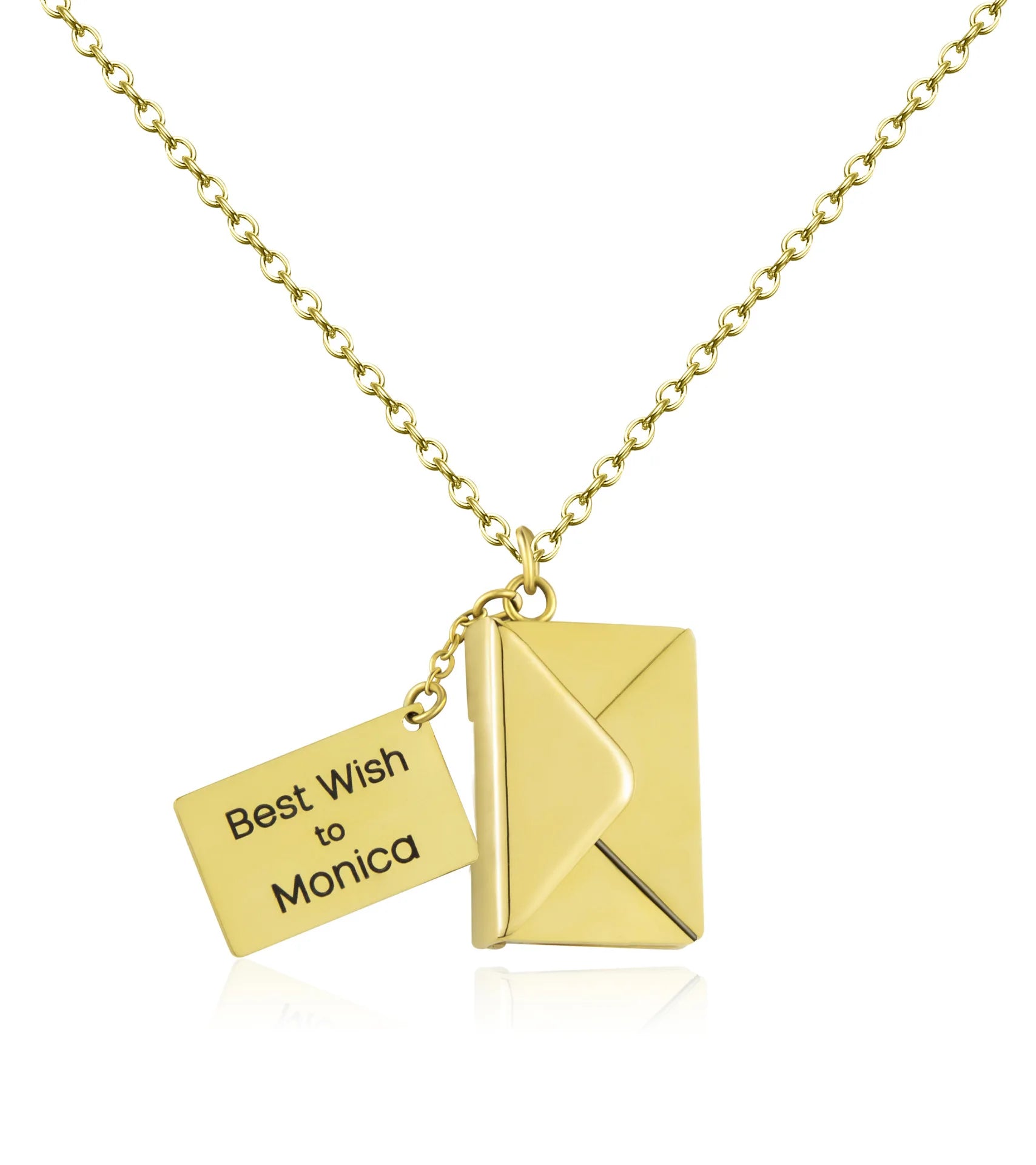 One Piece Customized | Engravable Words Photo Love Letter Necklace Valentine's Day Gift | Contact Customer Service