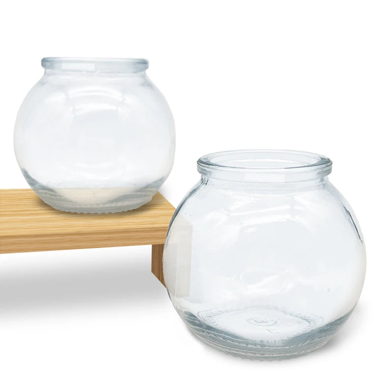 120ml  180ml Glass Yogurt Bottle Pudding Jar Jelly Mousse Dessert Cup and Fresh Milk Bottle With Plastic Lid