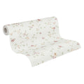 Made Germany Modern Floral Wallpaper Rolls Cream Green Pink Yellow Non Woven Vinyl Abrasion-Resistant for Living Room Hotel Use