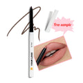 Private Label Retractable Makeup Vegan Long Lasting Smooth Non-Stickup Matte Dark Lip Liner Pencil Private Label