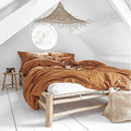 Natural French Linen 100% Flax Stone Washed Linen Factory Price Wholesale Bed Bedding Duvet Cover Sheet Set