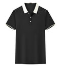 OEM custom logo embroidery printed design  spring and summer POLO shirt men's short-sleeved lapel light and breathable  polo