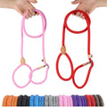 Readymade Pink Boutique Nylon Rope XXS Pet Walking Slip Unique Lead Dog Training P Long Show Leash Red Cord Slip Leash Loop