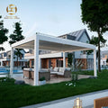 Quality Wholesale Pergola Louvre Pergola Motorizada Glass Pergola with Openable Roof 6x4m Pergola Pergola 6x4 Aluminium Pergola