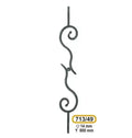 800mm Iron Accessories Fitting Elements Iron Pattern for Gate  Fence Railing Handrail