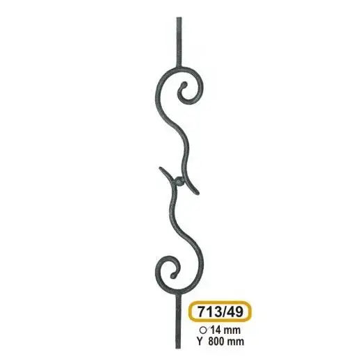 800mm Iron Accessories Fitting Elements Iron Pattern for Gate  Fence Railing Handrail