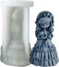 Factory Quality Food Grade Cute Little Girls Doll Shape for Candle Making Cute Princess Soap DIY Candle Making