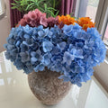 Hot Selling Artificial Real Touch Brushed Cloth Hydrangea Flowers Christmas Hotel Wedding Flower Arrangement Decoration