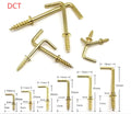 Golden Picture Photo Frame Lamp Light Cabinet Plant Curtain Net Wire Eye Bolt Eyebolt Screw