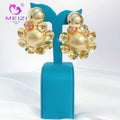 Meizi Jewelry Gold Plated Women's Big Earrings Pendant Style Earring Dangler Earbob Eardrop Ear-ring Ear Pendants MegaBDM