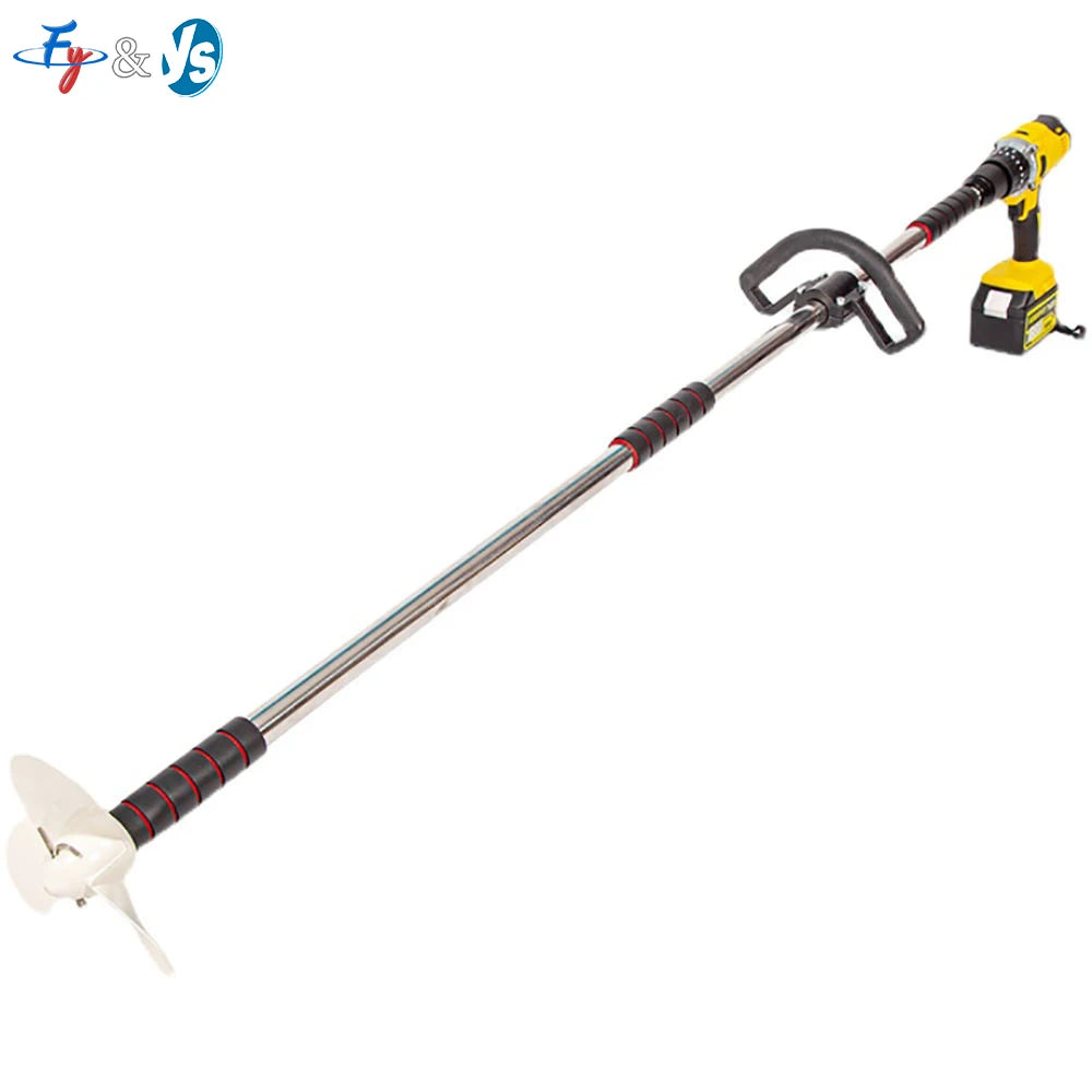1m 1.25m External Engine Handheld Electric Boat Propeller Aluminum Alloy for Canoe Electric Drill Special Upgrade for Better MegaBDM