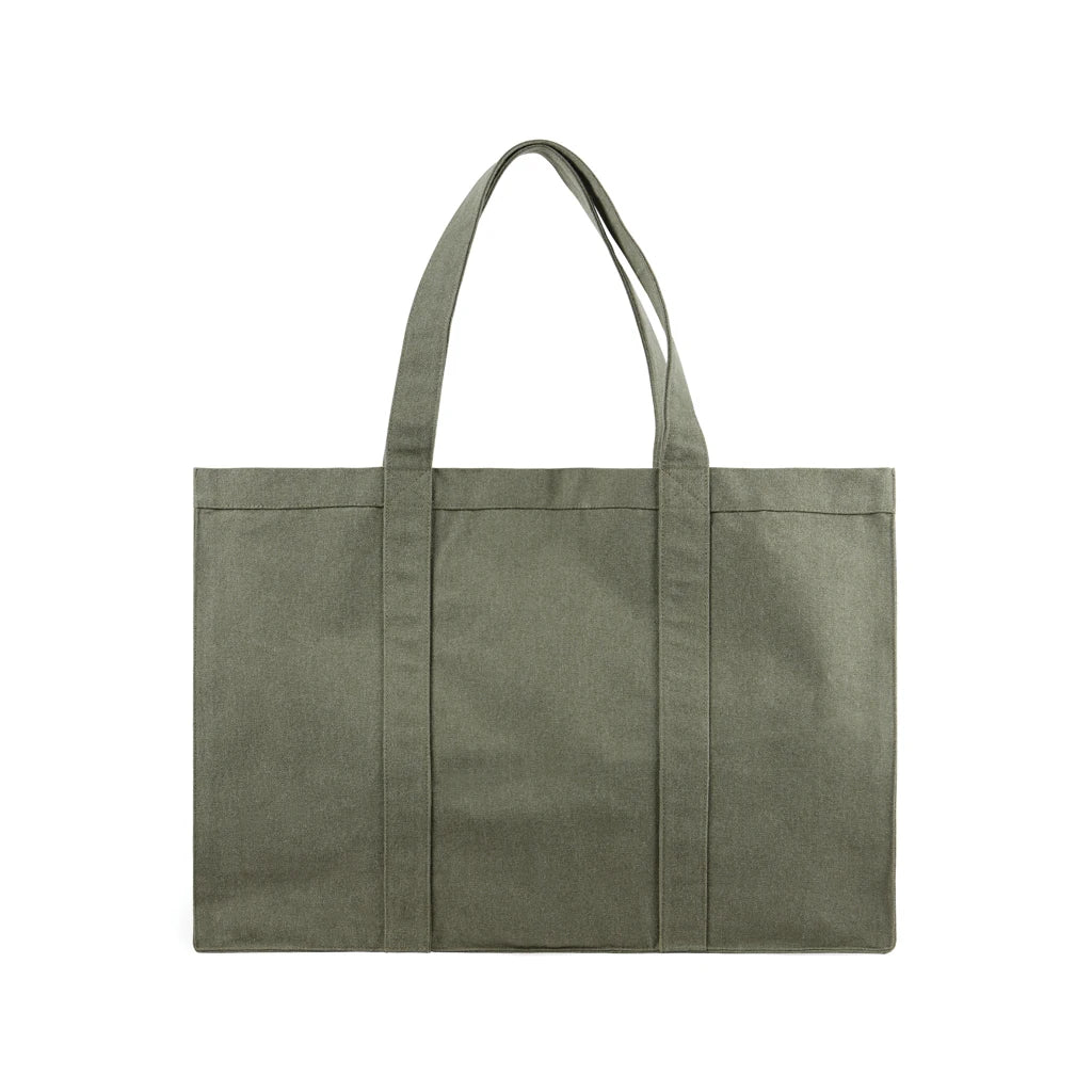 AWARE Recycled Canvas Large Shopping Bag Promotional Thread Design