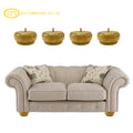 Premium Solid Wood Outdoor Furniture Customizable Sofa Legs Dining Kitchen Tables Chairs Hospital Living Room Heavy Duty