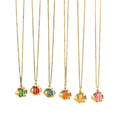 Fenyi Wholesale Jewelry Fashion Simple Fun Tropical Ocean Color Oil Drop Animal Fish Pendant Necklace for Women and Men
