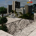 High-Quality Wrought Iron and Stainless Steel Balcony Railings Blending Artistic Beauty with Strength for Modern Home Designs