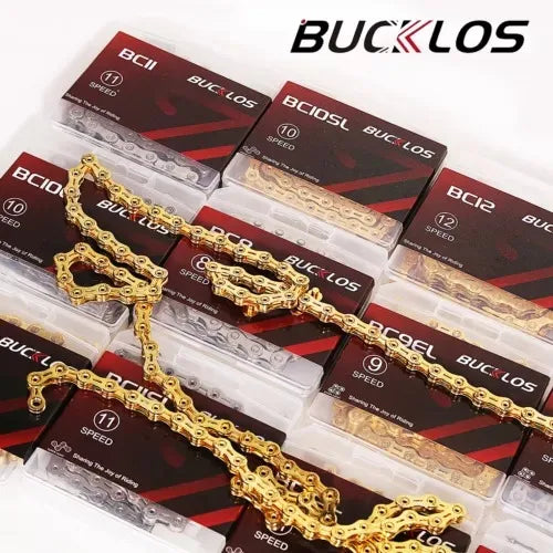 OEM/ODM BUCKLOS  X8 X9 X10 X11 Speed 116/118 Links MTB Mountain Road Bike Chain Cycling Bicycle Parts Chains