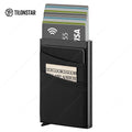 TWM103d Wholesale Business Card Holders Gift Rfid Aluminum Pop up Credit Card Holder for Men