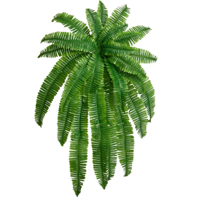 Artificial Large Boston Fern Plant Silk Greenery for Garden Porch Windowsill Office Patio Living Room Greenery Window Farmhouse
