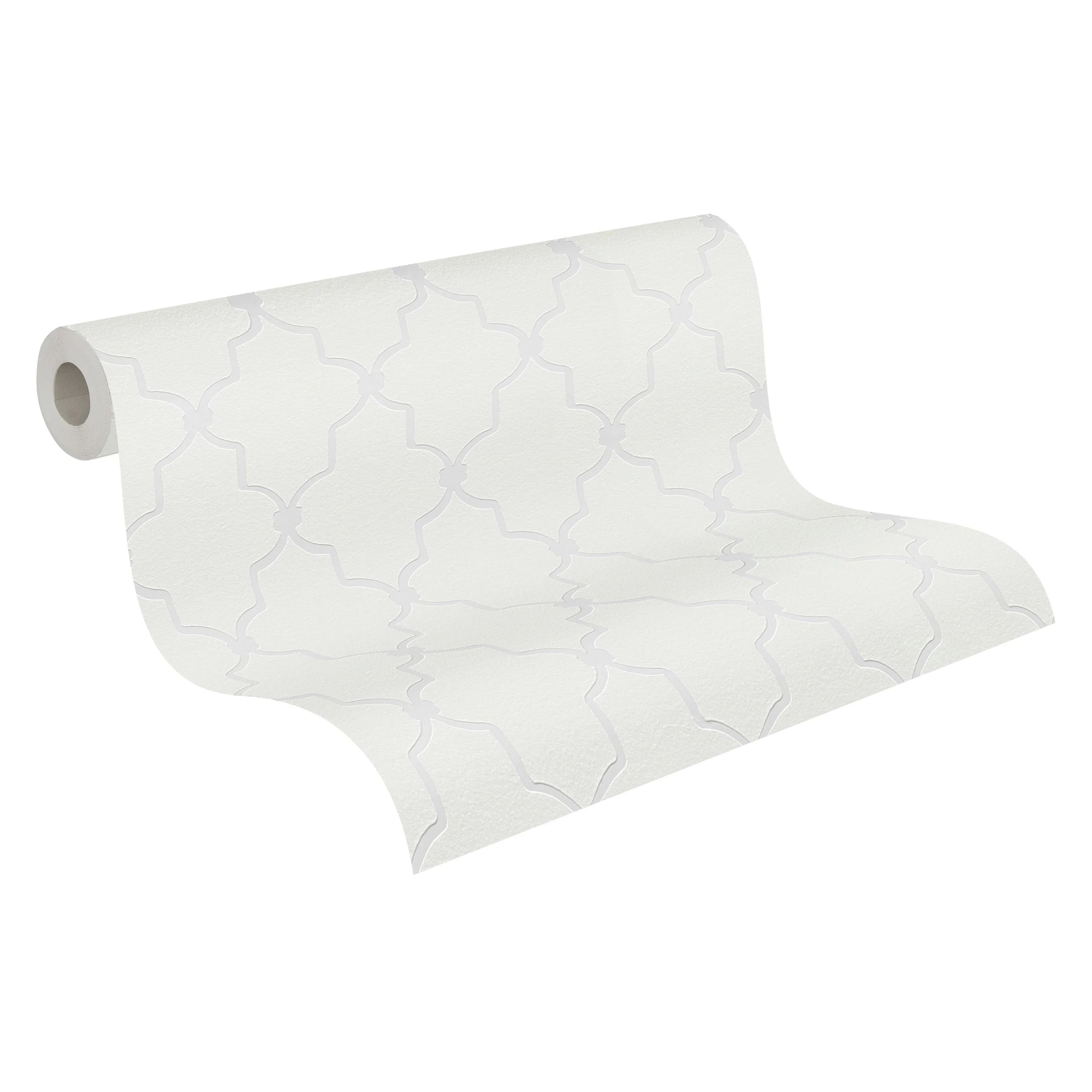 Made in Germany Modern Coatable Paintable White Non Woven Vinyl Wallpaper Rolls Highly Wash-Resistant Mould-Proof 1005 X 053 m