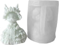 Rabbit Princess Dress Silicone Candle Mold for DIY Crafts Aromatherapy Plaster Soap Mold Photo Props Handmade Crafts
