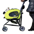 Bestopet BS-RL-006 2023 Multifunctional 5-in-1 EVA Pink Dog Stroller Carrier Lightweight Collapsible Sustainable Recycled Travel