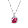 Women's S925 Sterling Silver Diamond Pendant With Minimalist Design Jewelry Mother Daughter Best Ladies Necklace Sets for Women