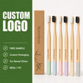 Eco Friendly Nano Bristles Bamboo Toothbrush Extra Soft Nano Bristle for Sensitive Gums Custom Box for Hotel Amenities