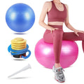 Wholesale Custom Printed Anti-Burst Pilates Yoga Ball PVC Exercise Fitness Ball for Gym Available in 55cm 65cm 75cm