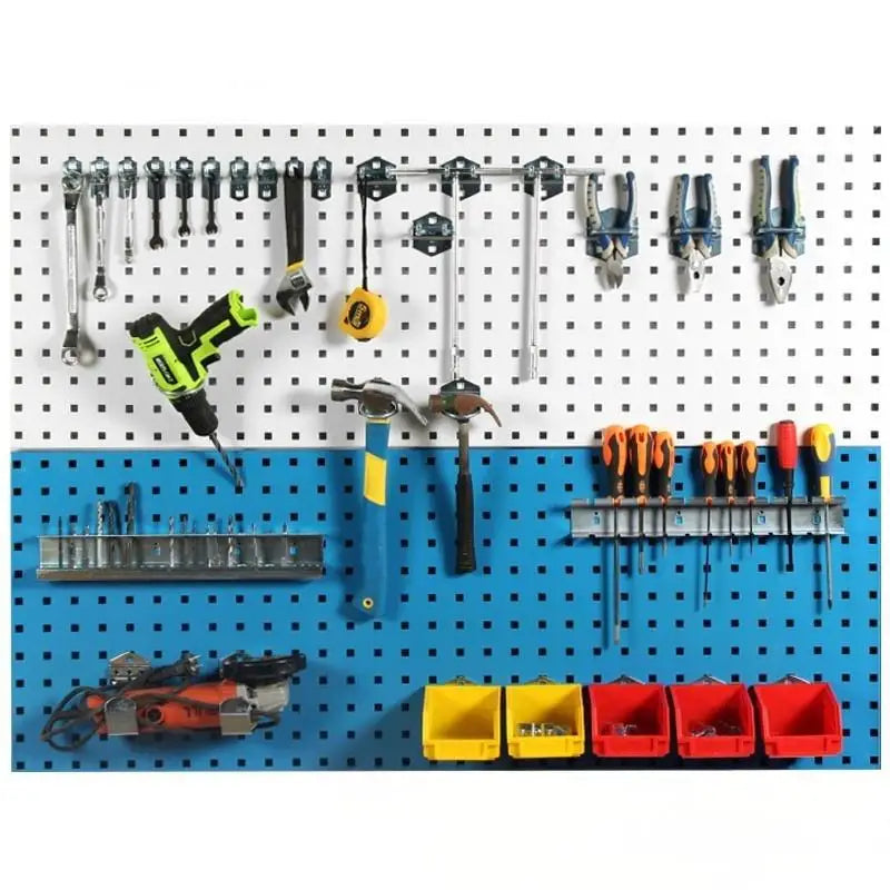 1500*500mm1.2mm DIY Workshop Metal Pegboard Organizer Wall Mounted Hanging Board for Makerspace MegaBDM