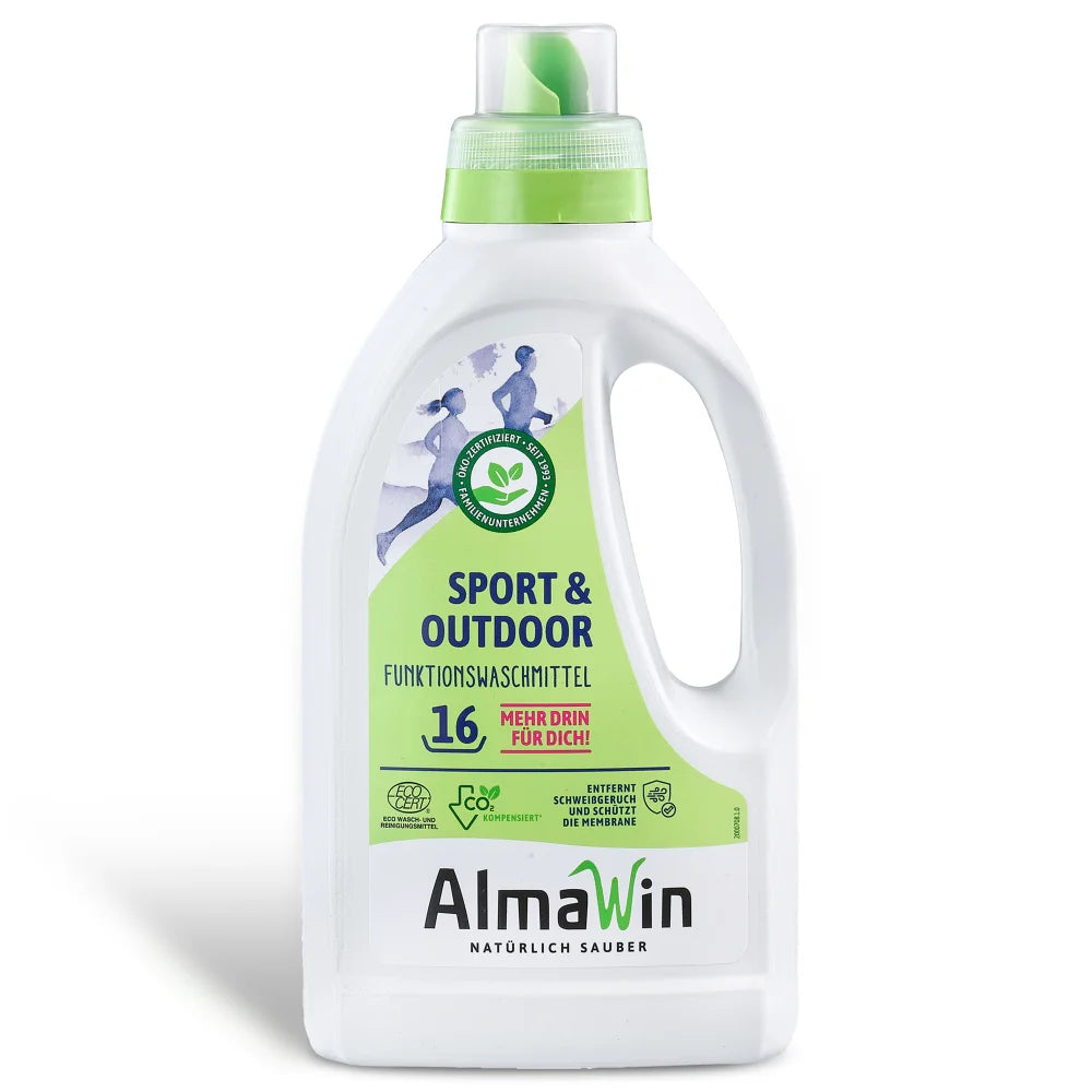 AlmaWin RTS 1 Sports Detergent For Functional Clothing 750ml Effectively Removes Sweat Odor Liquid Laundry