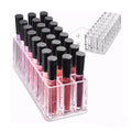 2.2 cm Squire 24 Grids Acrylic Storage Lipstick Display Lip Gloss Holders for Retail