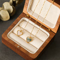 Boho Style Heart Shell Pendant Necklace Stainless Steel Fashion Jewelry Pendant Necklace for Women