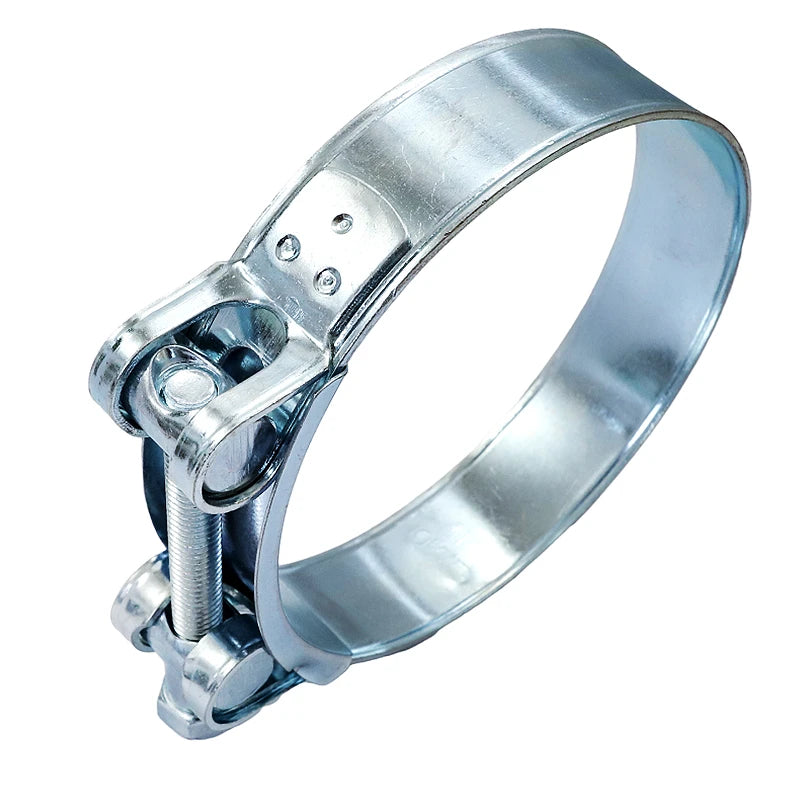 Galvanized Iron Single Bolt Unitary Hose Clamp High Pressure Clamps for Pipe