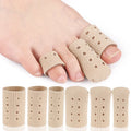 Melenlt Breathable Toe Protectors with Holes Cuttable Gel Toe Sleeves for Rubbing Corns & Friction Relief