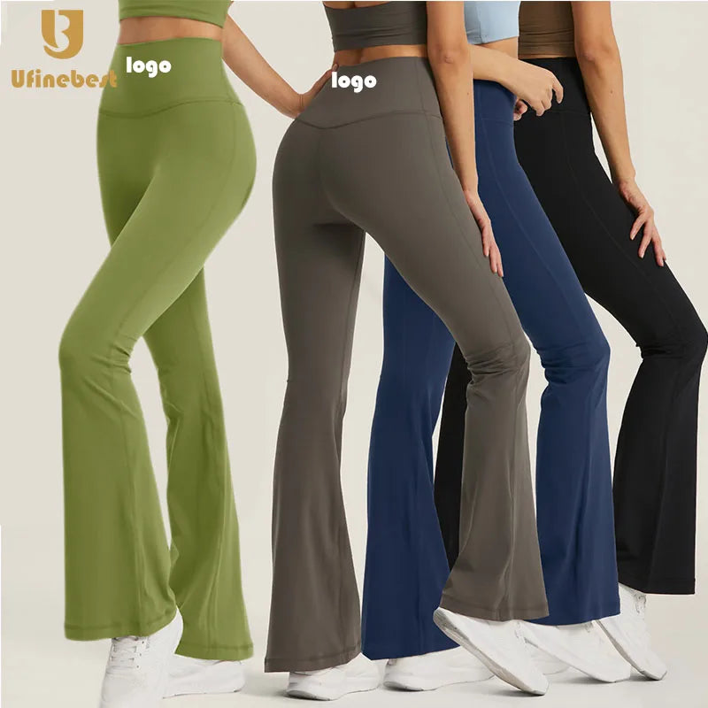 Free Size Women's Comfortable Workout Yoga Leggings Solid Buttery Soft with Elastic Waist-OEM Wholesale Price Yoga Pants