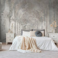 Made Germany Modern Floral Photo Wallpaper Murals Grey Beige Non Woven Vinyl Wall Mural for Bedroom Dining Large Format