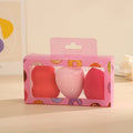 Super Delicate and Soft Facial Beauty Sponge 3PCS Beauty Egg Set Blender Foundation Puff Facial Foundation Makeup Sponge