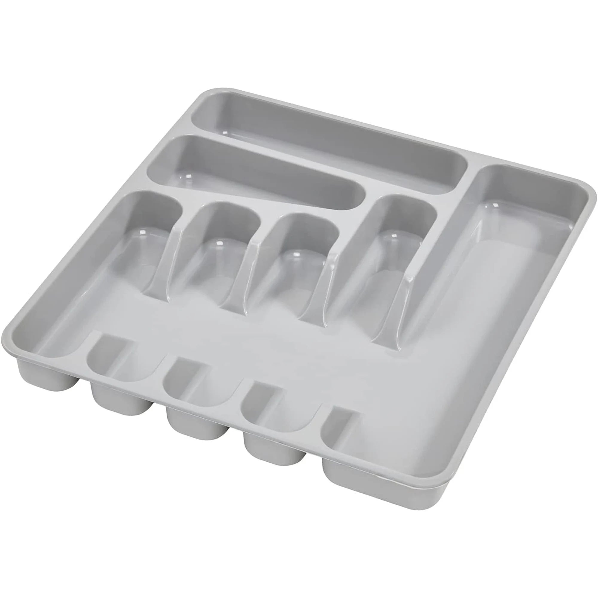 Cutlery organizer tray 39.5 x 37 x 5 Nordic grey