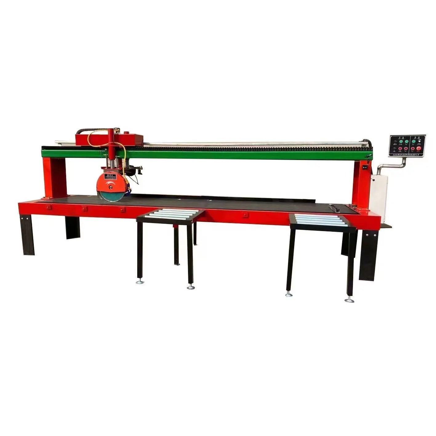 2.5m Long Stone Cutting Machine Diamond Saw Blade 3000W Motor 220V/380V Model QB2500 80mm Thickness Granite/Marble/Limestone OEM