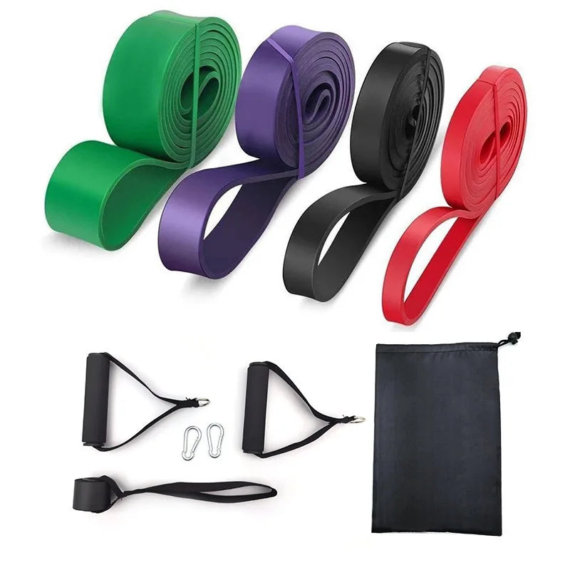 TPE Material Elastic Gym Fitness Bands Power Lifting Loop Exercise Resistant Bands