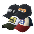 100% Cotton 6 Panel Unstructured Dad Hat Low Moq Custom Baseball Cap Adult Wholesale Snapback Baseball Cap