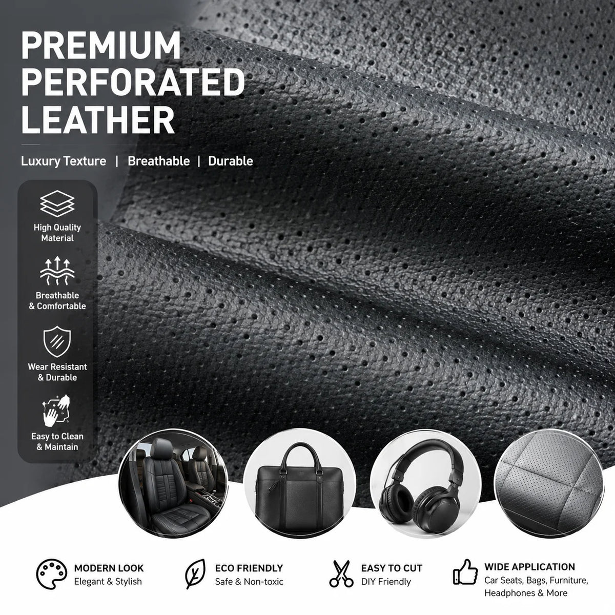 Hot Sale Microfiber Leather PVC Artificial Faux Leather Waterproof for Custom Leather Car Seat Covers Sofa Bag Decoration