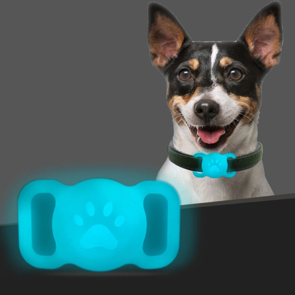 Pet Accessories Silicone Dog Collar Holder for Cats and Dogs Securely Track Your Pet Location Pet Collars Leashes Airtag Case