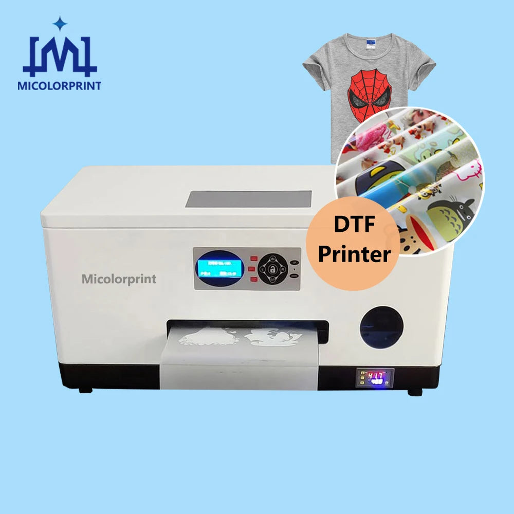 Micolorprint Thermal Transfer Pet Film Dtf A3 Size Printer Desktop Dtf Printer Print Anything