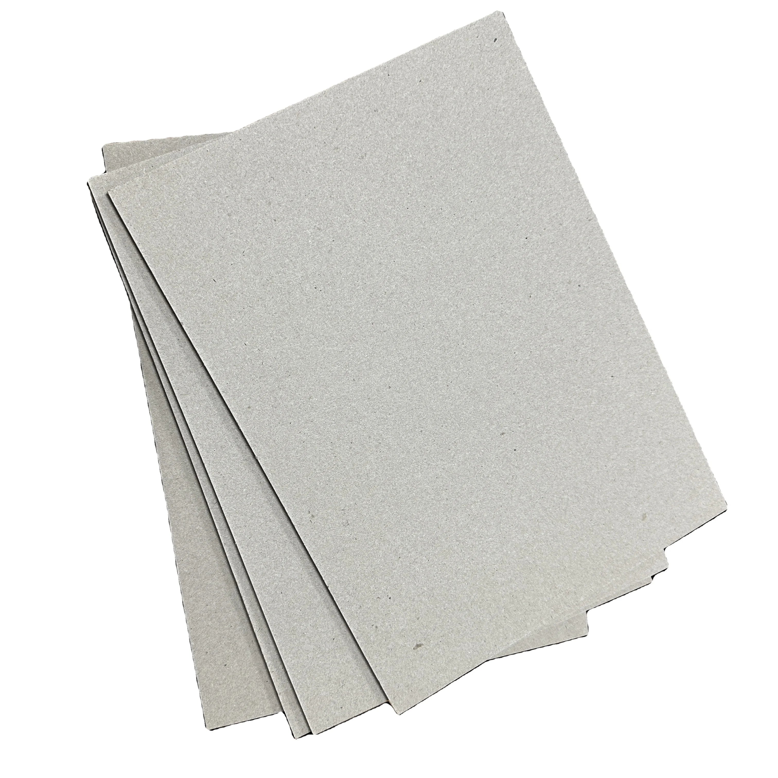 Eco-Friendly 2mm Solid Grey Chipboard Book Board Paper Made From 100% Recycled Fibers Durable for Book Box Crafting