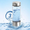 Customized Rechargeable H2 Hydrogen Generator Ionizer Glass Water Bottle Gift Box Corporate Gift for Executives for Boiling
