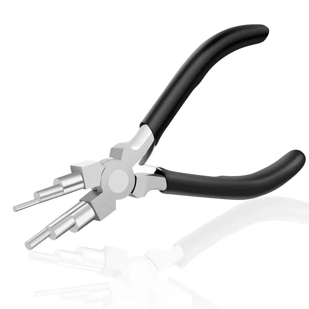 Bail Making Pliers 6 in 1 Round Nose Pliers for Making Jump Rings Wire Wrapping Jewelry Making Loop Making