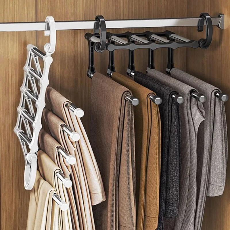 New White Black Display Kids Stock Children Skirts Closet Plastic Non Slip Coat Pull Out Space Saving Trousers Hanger