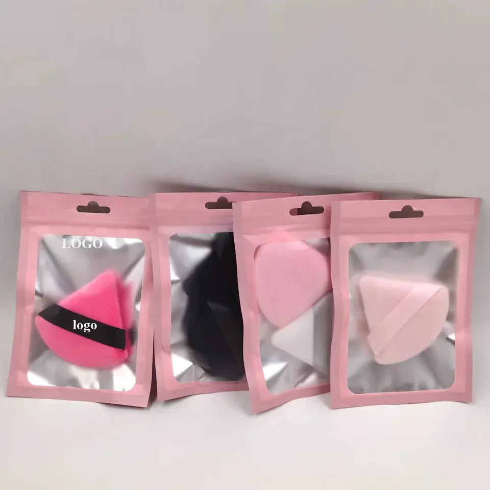 Custom Logo Cosmetic Makeup Puff Soft Cotton Powder Easy Application Tool Smooth Powder Puff