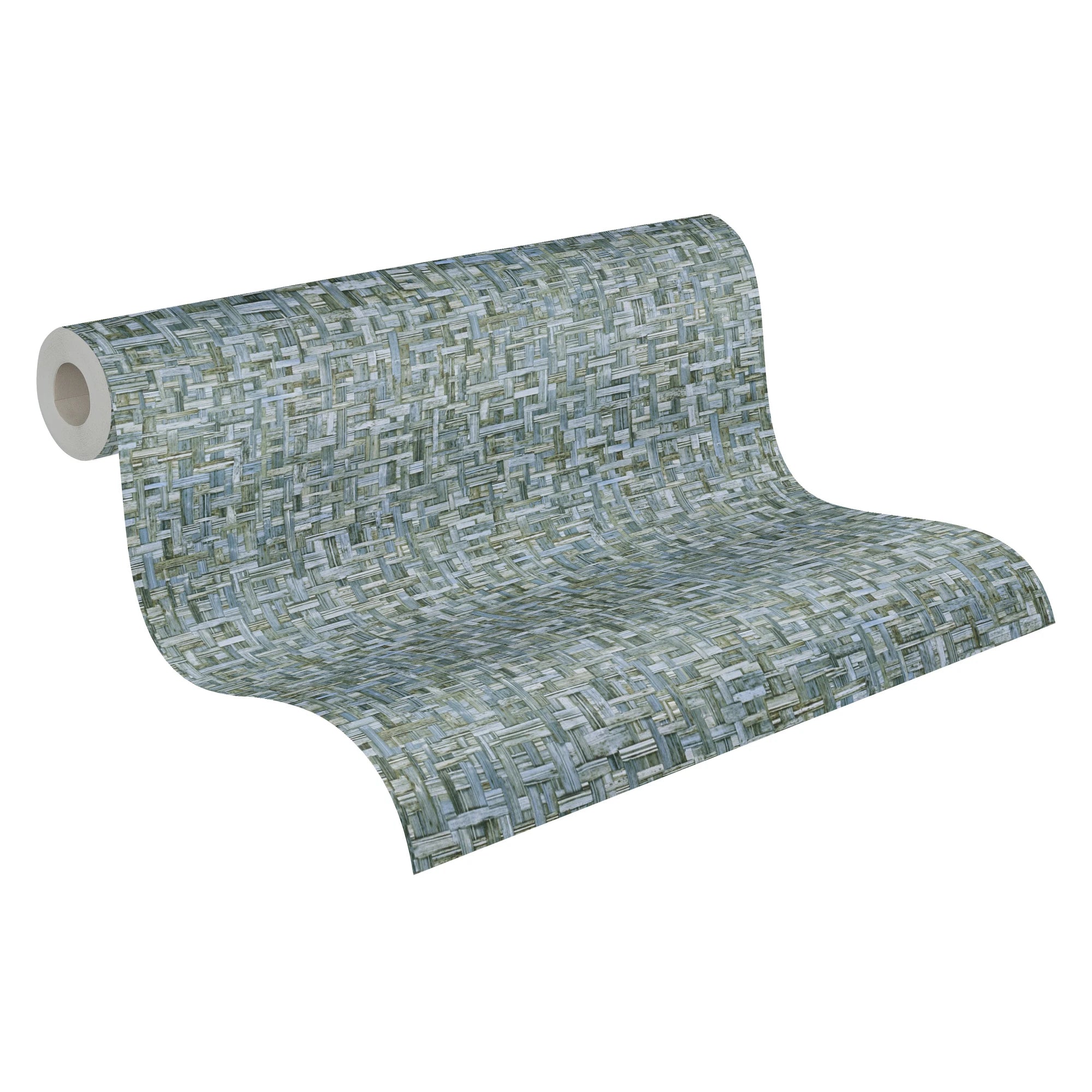 Made in Germany - Luxury Wallpaper rolls In Wood Look Blue Non Woven Contract Wallpaper for Hotel - 1005 x 053 m